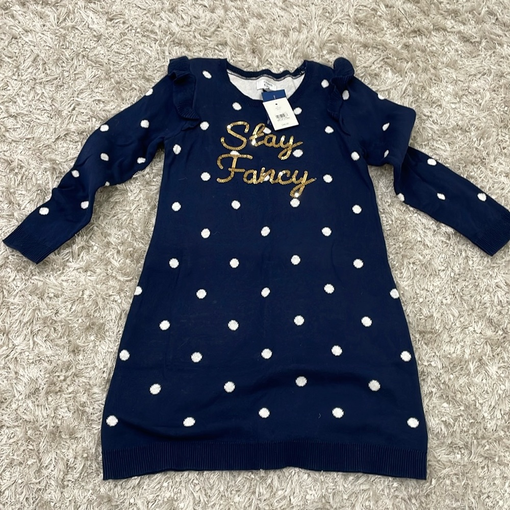 NWT Girls Sweater Dress - Size Small